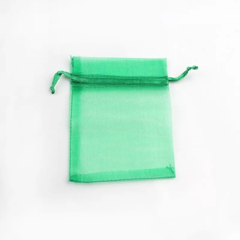 50pcs Mix Colors Jewelry Packaging Bag 7*9/9*12/10*15/13*18cm Organza Bags Gift Storage Wedding Drawstring Pouches Wholesales
