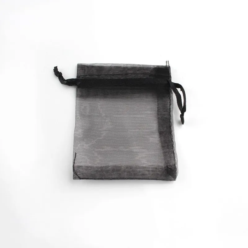 50pcs Mix Colors Jewelry Packaging Bag 7*9/9*12/10*15/13*18cm Organza Bags Gift Storage Wedding Drawstring Pouches Wholesales
