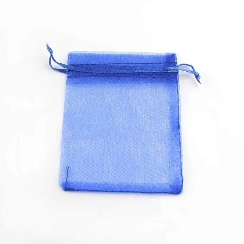 50pcs Mix Colors Jewelry Packaging Bag 7*9/9*12/10*15/13*18cm Organza Bags Gift Storage Wedding Drawstring Pouches Wholesales