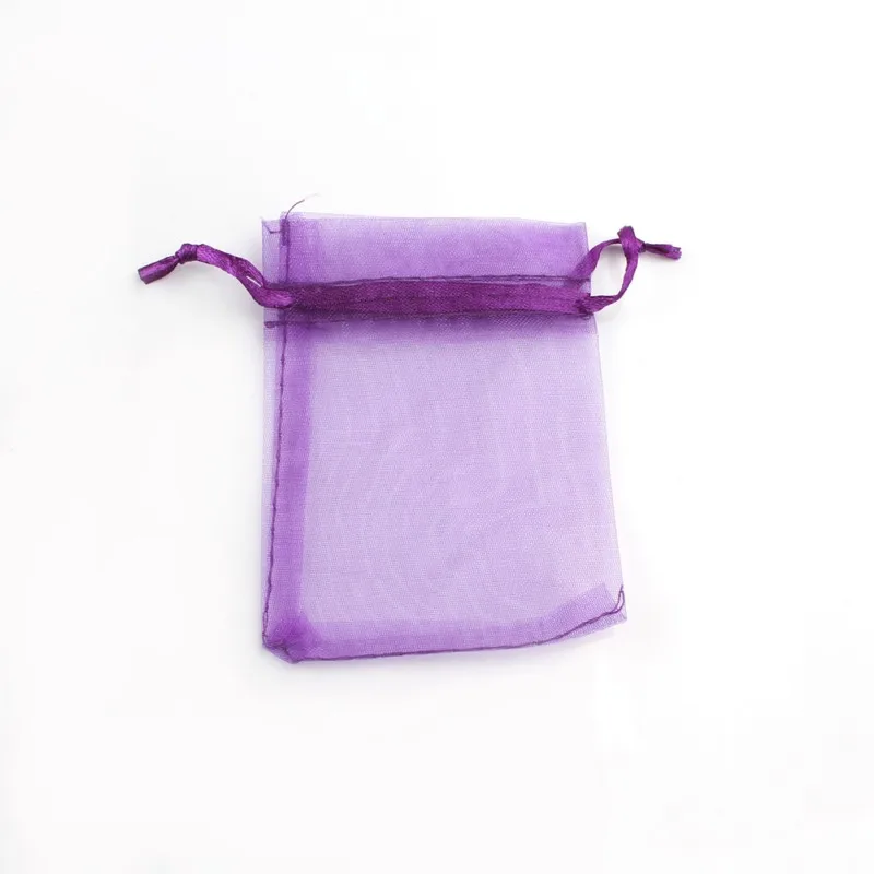 50pcs Mix Colors Jewelry Packaging Bag 7*9/9*12/10*15/13*18cm Organza Bags Gift Storage Wedding Drawstring Pouches Wholesales