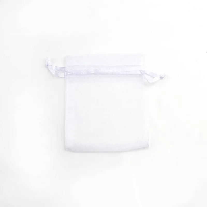 50pcs Mix Colors Jewelry Packaging Bag 7*9/9*12/10*15/13*18cm Organza Bags Gift Storage Wedding Drawstring Pouches Wholesales