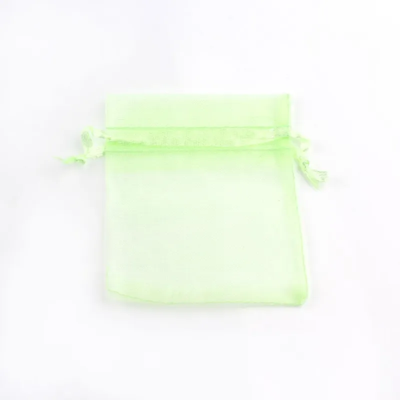 50pcs Mix Colors Jewelry Packaging Bag 7*9/9*12/10*15/13*18cm Organza Bags Gift Storage Wedding Drawstring Pouches Wholesales