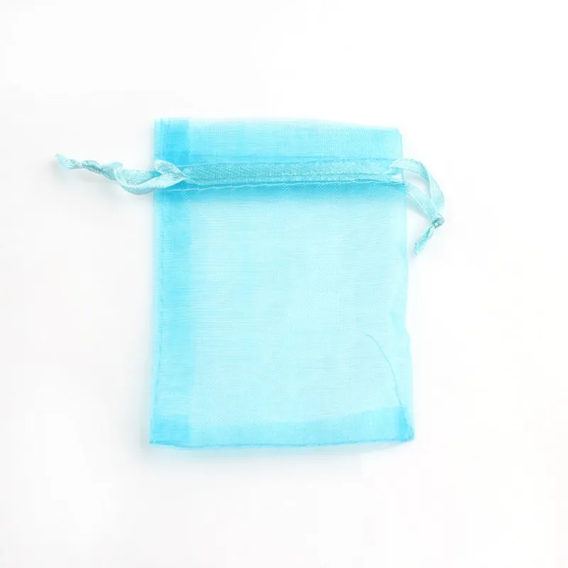 50pcs Mix Colors Jewelry Packaging Bag 7*9/9*12/10*15/13*18cm Organza Bags Gift Storage Wedding Drawstring Pouches Wholesales