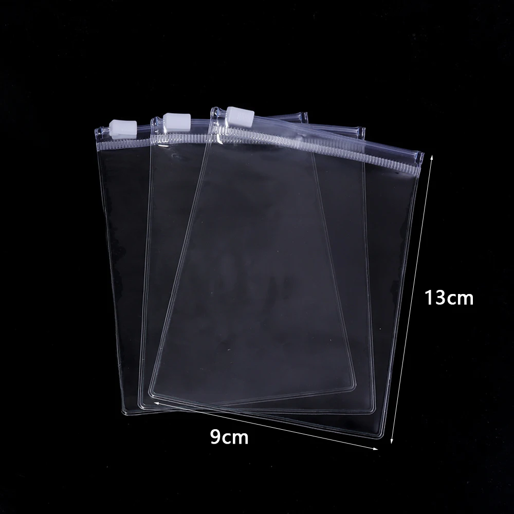 10pcs PVC Transparent Zipper Bag Plastic Jewelry Storage Pouches For Home Jewelry Earrings Bracelet Necklace Gifts Packaging Bag