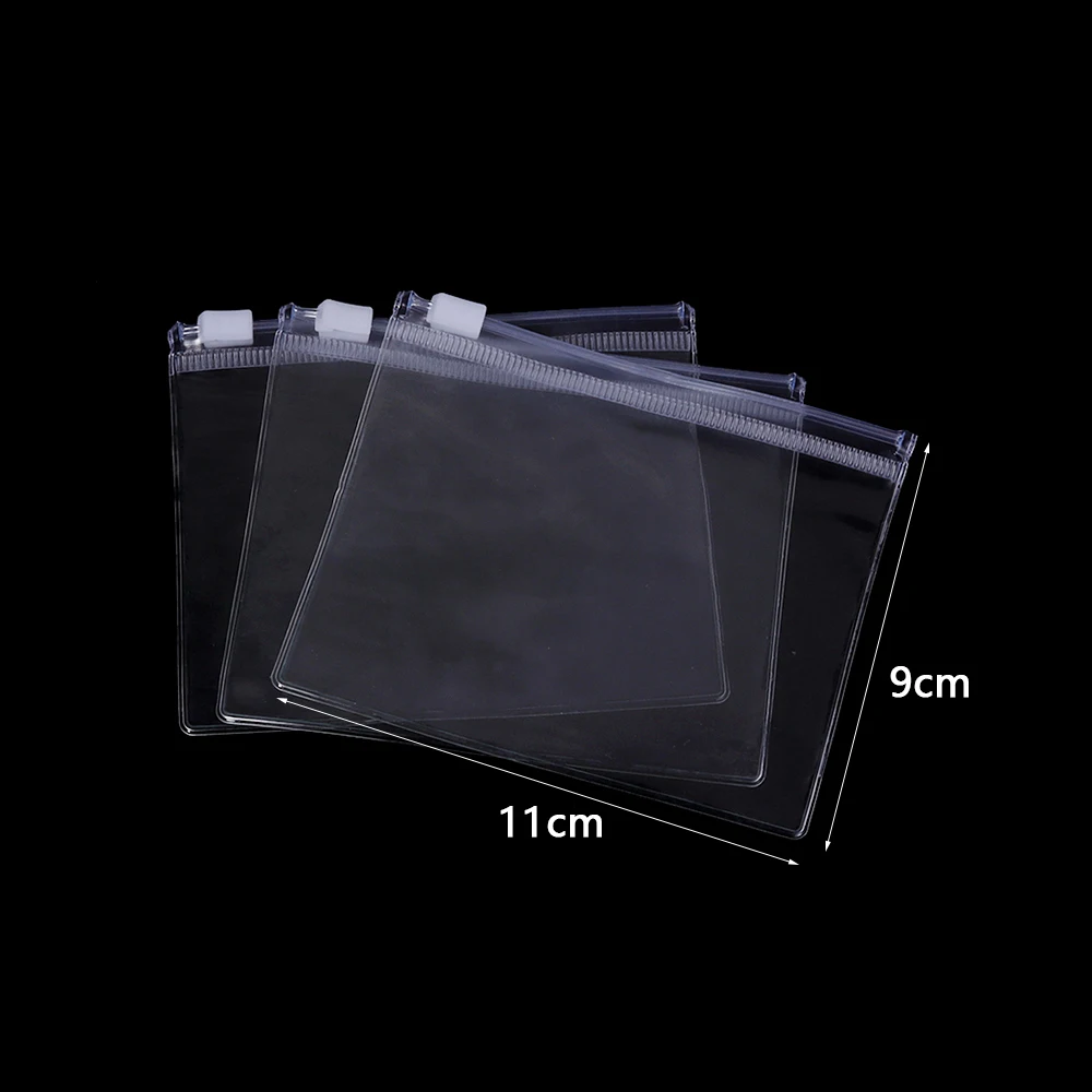 10pcs PVC Transparent Zipper Bag Plastic Jewelry Storage Pouches For Home Jewelry Earrings Bracelet Necklace Gifts Packaging Bag