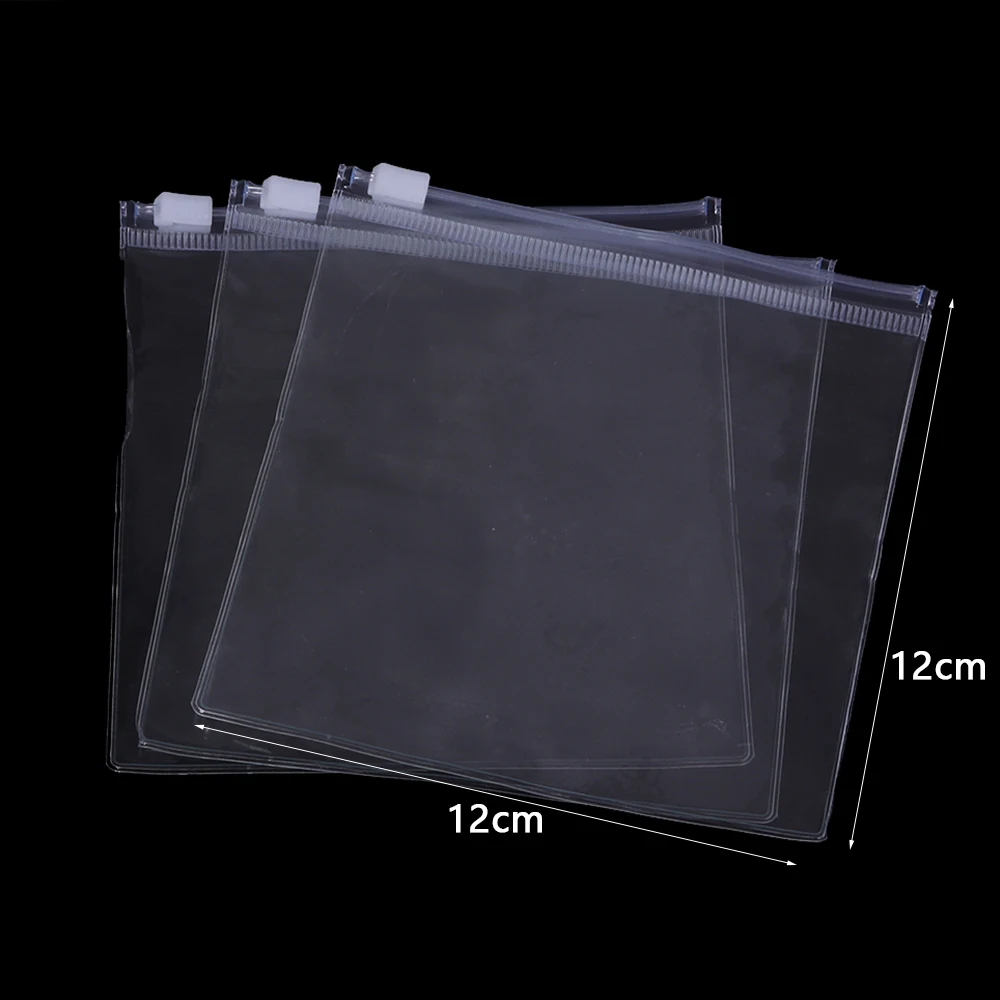 10pcs PVC Transparent Zipper Bag Plastic Jewelry Storage Pouches For Home Jewelry Earrings Bracelet Necklace Gifts Packaging Bag