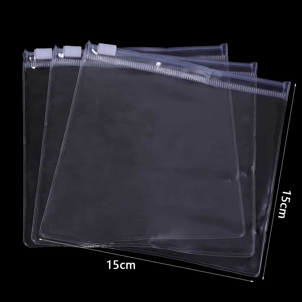 10pcs PVC Transparent Zipper Bag Plastic Jewelry Storage Pouches For Home Jewelry Earrings Bracelet Necklace Gifts Packaging Bag