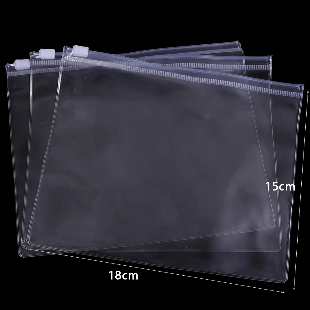 10pcs PVC Transparent Zipper Bag Plastic Jewelry Storage Pouches For Home Jewelry Earrings Bracelet Necklace Gifts Packaging Bag