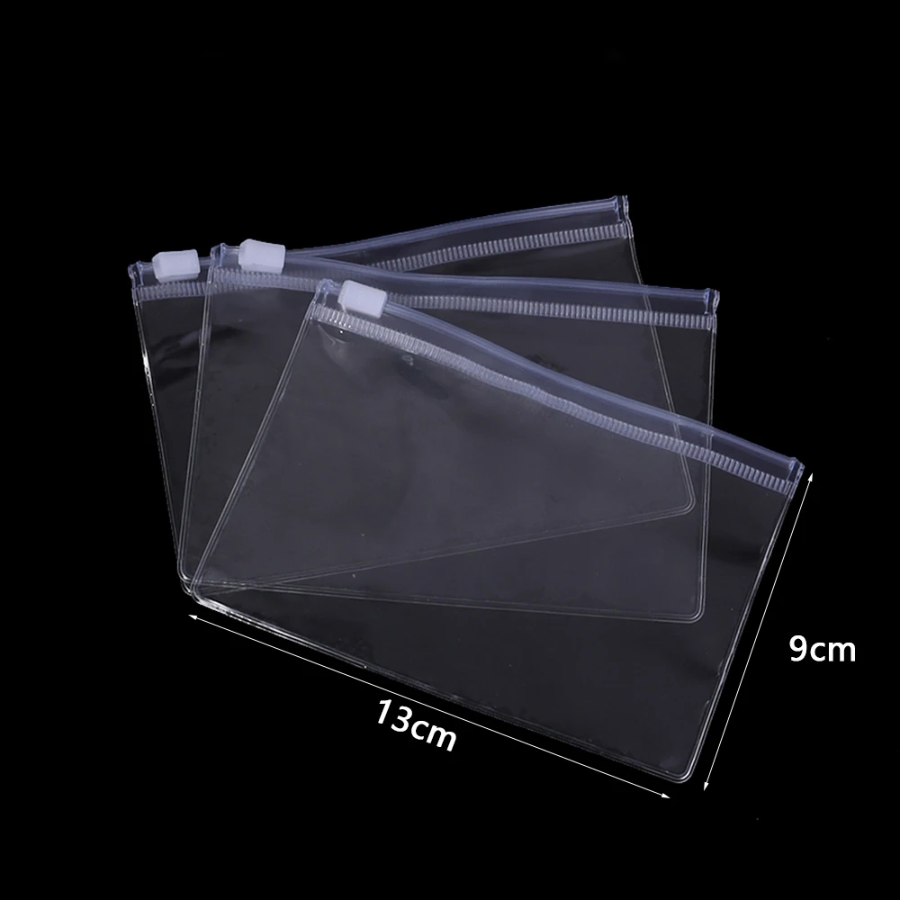 10pcs PVC Transparent Zipper Bag Plastic Jewelry Storage Pouches For Home Jewelry Earrings Bracelet Necklace Gifts Packaging Bag