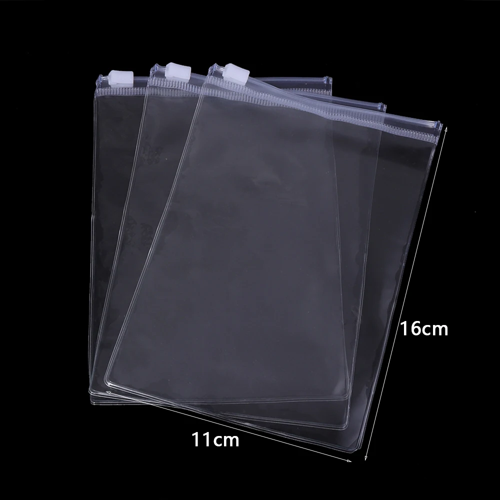10pcs PVC Transparent Zipper Bag Plastic Jewelry Storage Pouches For Home Jewelry Earrings Bracelet Necklace Gifts Packaging Bag