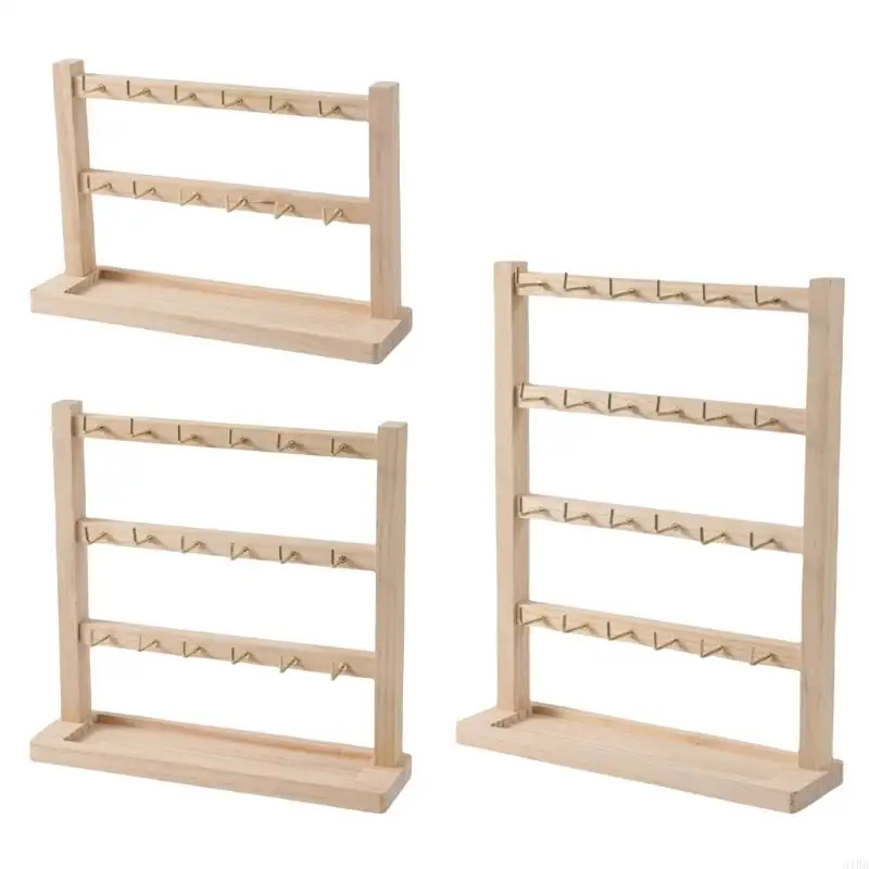 652F Compact Keychain Display Holder Space Efficient Keychain Display Stand Hodler Rack for Clutter Organization