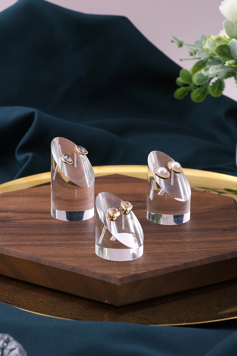 Earring stand holder jewellery display jewelers jewelry organizer stands for drop earrings hanger earing stand set case acrylic