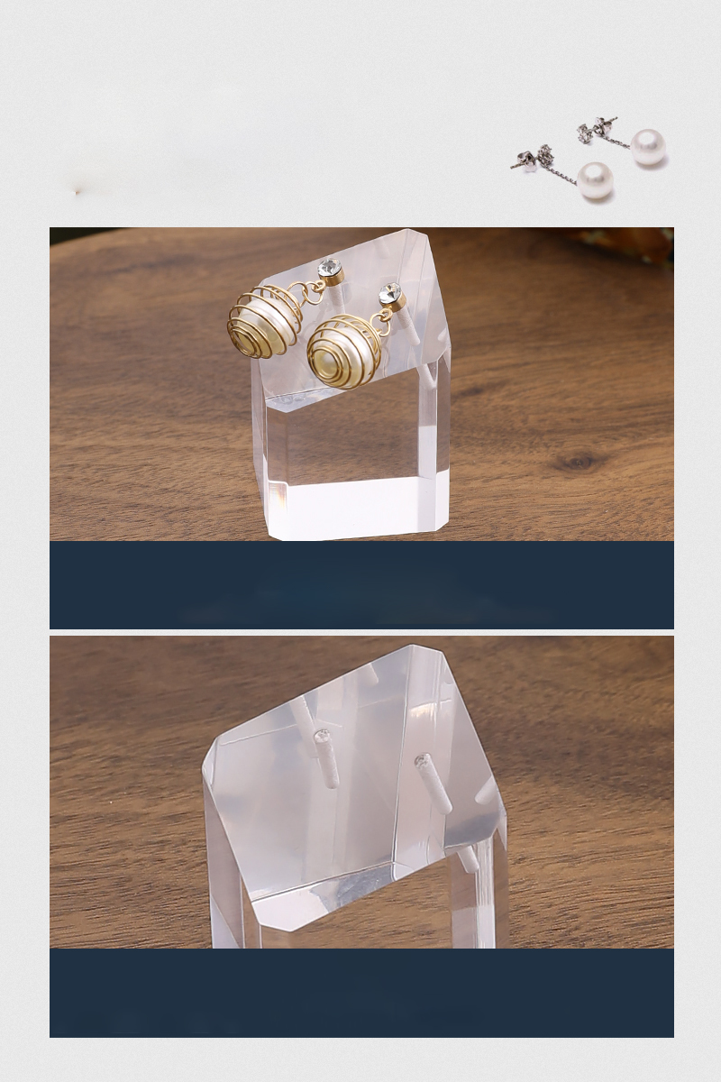 Earring stand holder jewellery display jewelers jewelry organizer stands for drop earrings hanger earing stand set case acrylic