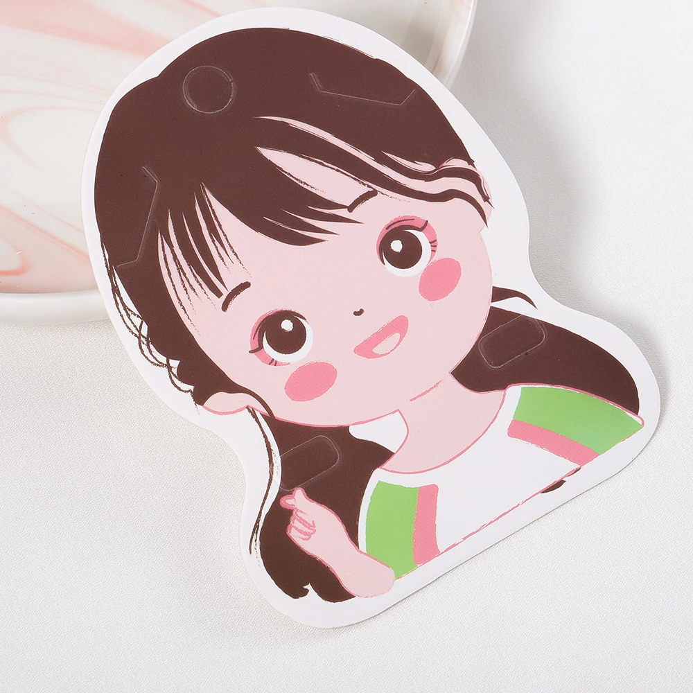 50pcs Cute Girls Barrettes Display Cards Hair Clips Packing Paper Card for DIY Hair Accessories Retail Price Tags Holder Labels