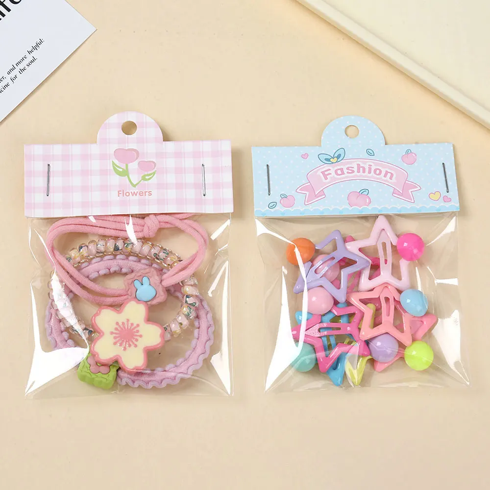50pcs 6x8cm Korea Pink Plaid Kraft Paper Tag Packaging Cards for DIY Jewelry Bracelet Retail Tag Hair Accessories Display Labels
