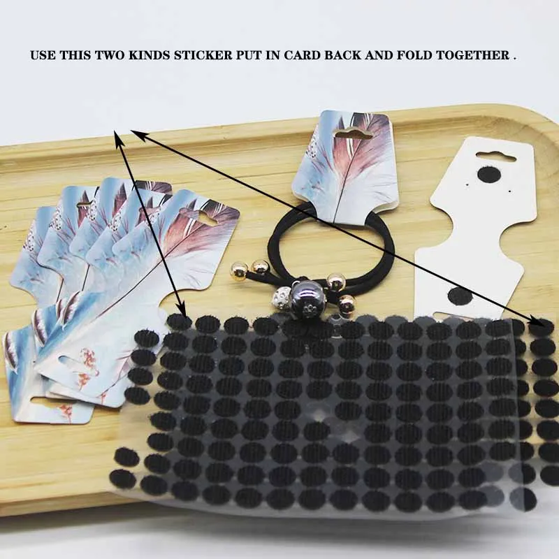 4.5x12cm 50 Piece Jewelry Set Card Paper Necklace/Bracelet/Hair Accessory Display Label Card