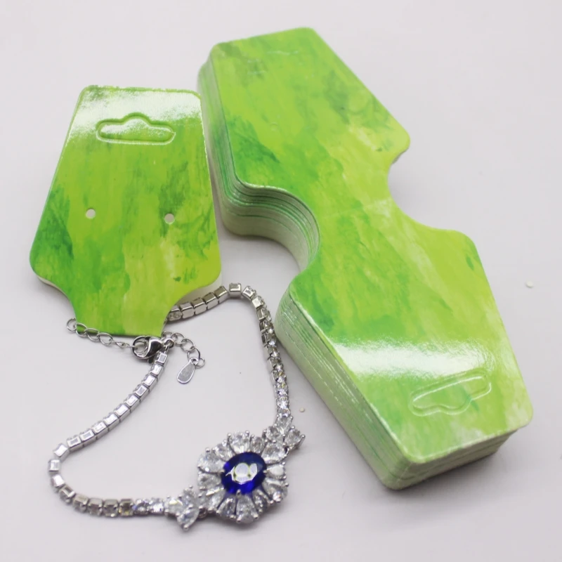 4.5x12cm 50 Piece Jewelry Set Card Paper Necklace/Bracelet/Hair Accessory Display Label Card