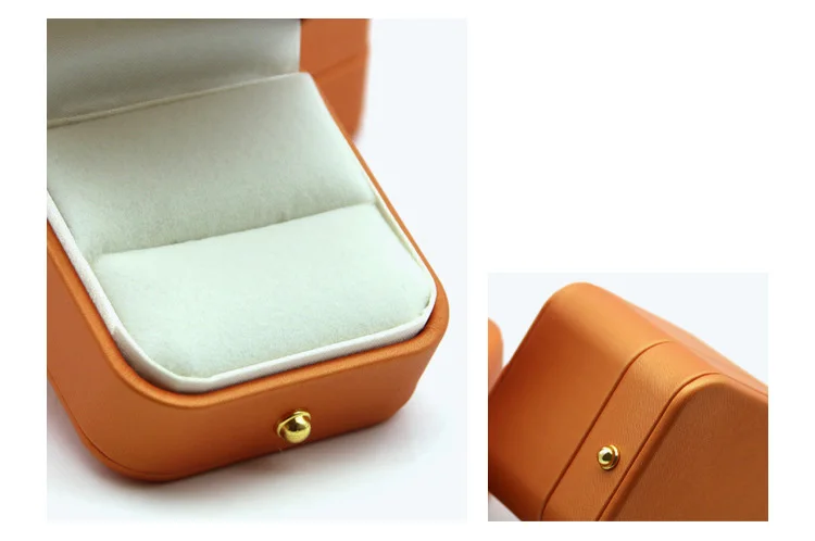 Hot Sale Leather Jewellery Gift Packaging Box Pendant Necklace Bracelet Earring Jewelry Ring Box Gift Cases Customized Logo