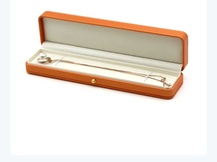 Hot Sale Leather Jewellery Gift Packaging Box Pendant Necklace Bracelet Earring Jewelry Ring Box Gift Cases Customized Logo