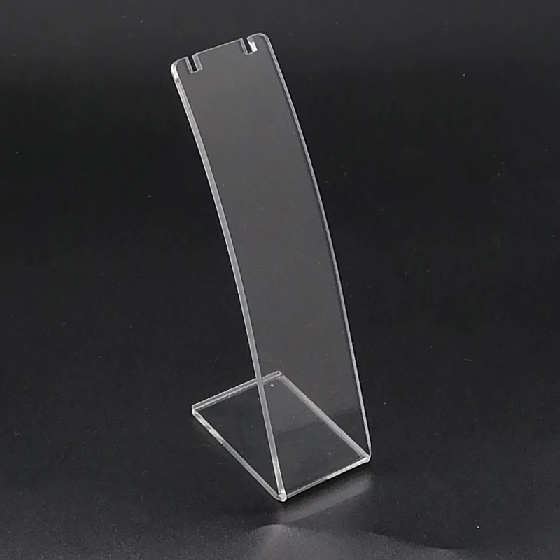 Fashion White Acrylic Necklace Jewellry Display Stand Holder Earring Pendant Exhibition Shelf 3 Sizes Jewellery Storage Showcase