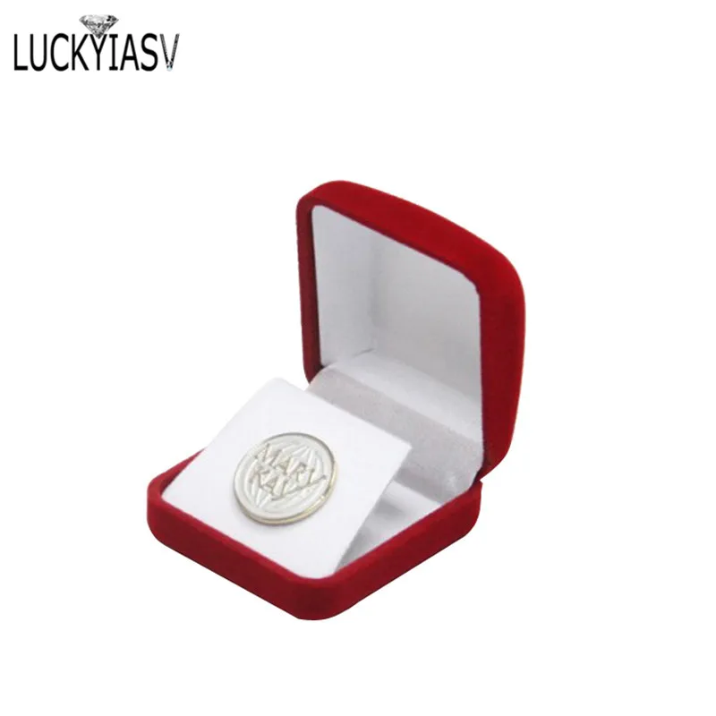 Wholesale Medals Commemorative Coins Pins Merit Badge Display Jewellery Gift Storage Boxes Black Velvet Carrying Case Organizer