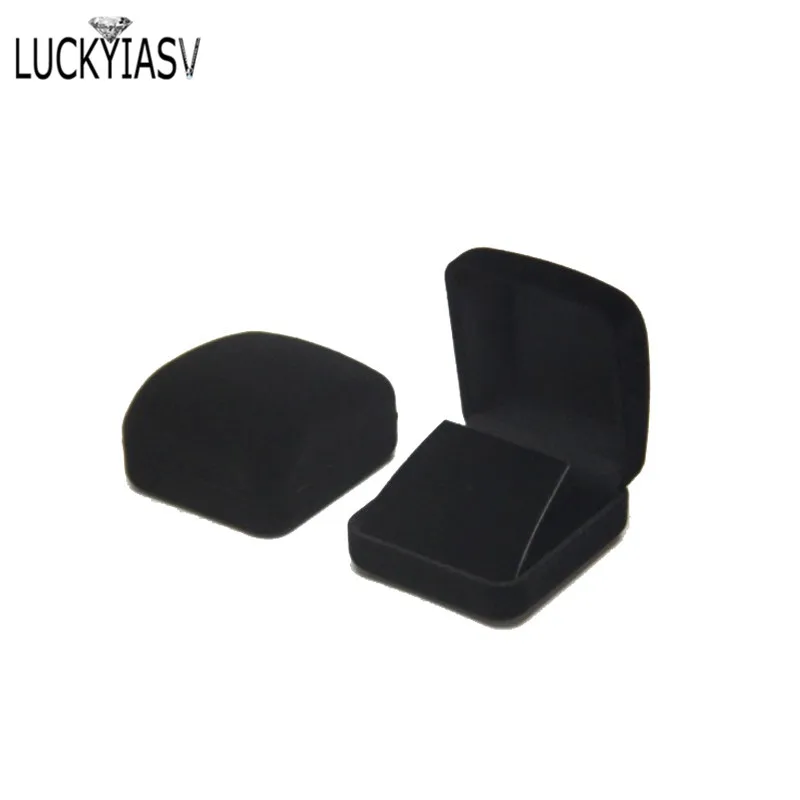 Wholesale Medals Commemorative Coins Pins Merit Badge Display Jewellery Gift Storage Boxes Black Velvet Carrying Case Organizer