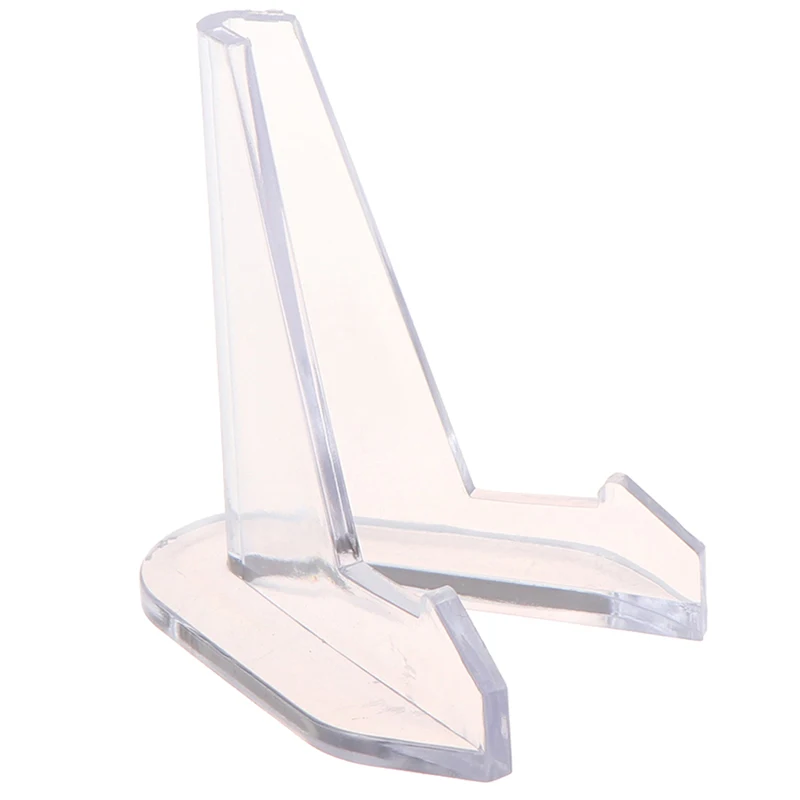 1Pc Card Display Show Stand Acrylic Jewellery Stand Holder Collectibles Coins Easel Medal Badge Holder