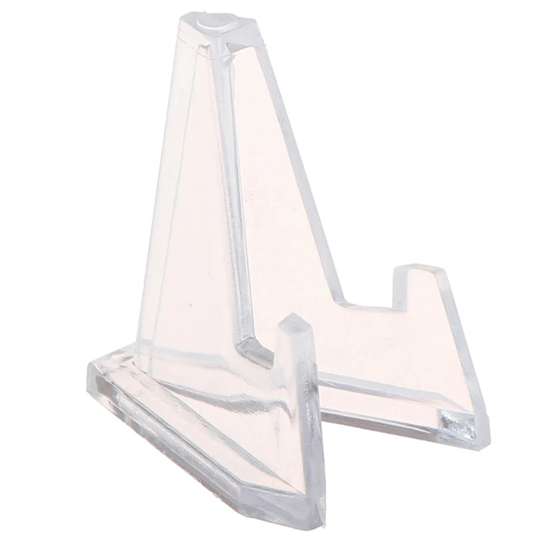 1Pc Card Display Show Stand Acrylic Jewellery Stand Holder Collectibles Coins Easel Medal Badge Holder
