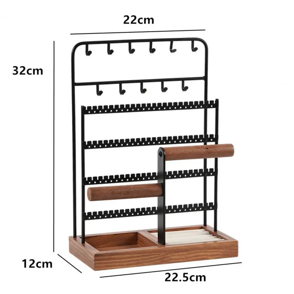 Jewelry Rack Multi Tiers Stable Earrings Rings Necklaces Bracelets Display Holder Shop Showcase Jewelry Organizer Display Stand