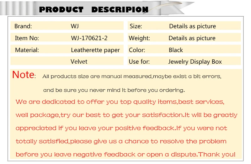 1 Vintage Black Leatherette Paper Jewelry Display Box 5 Style Ring Pendant Bangle Bracelet Pendant Storage & Package Stand Case