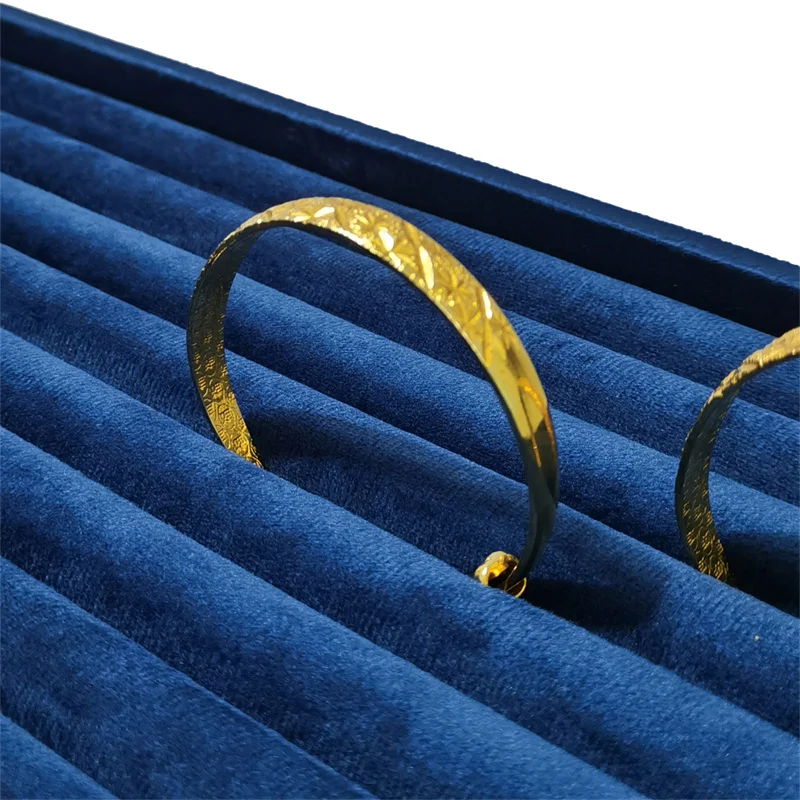 Lishi Velvet jewelry display tray ring stud earrings necklace pendants bracelet storage display tray counter display tray