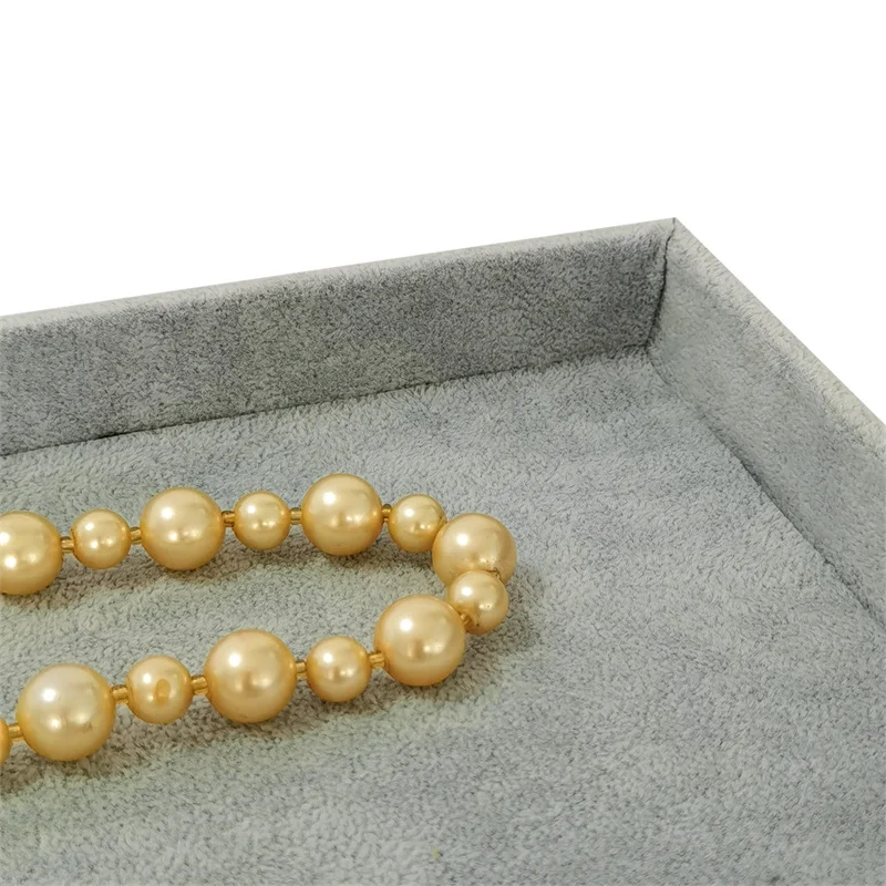 Lishi Velvet jewelry display tray ring stud earrings necklace pendants bracelet storage display tray counter display tray