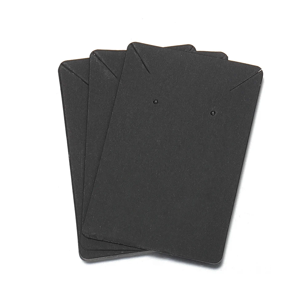 50pcs/lot 6x9cm Kraft Paper Card Earrings Necklaces Display Cards