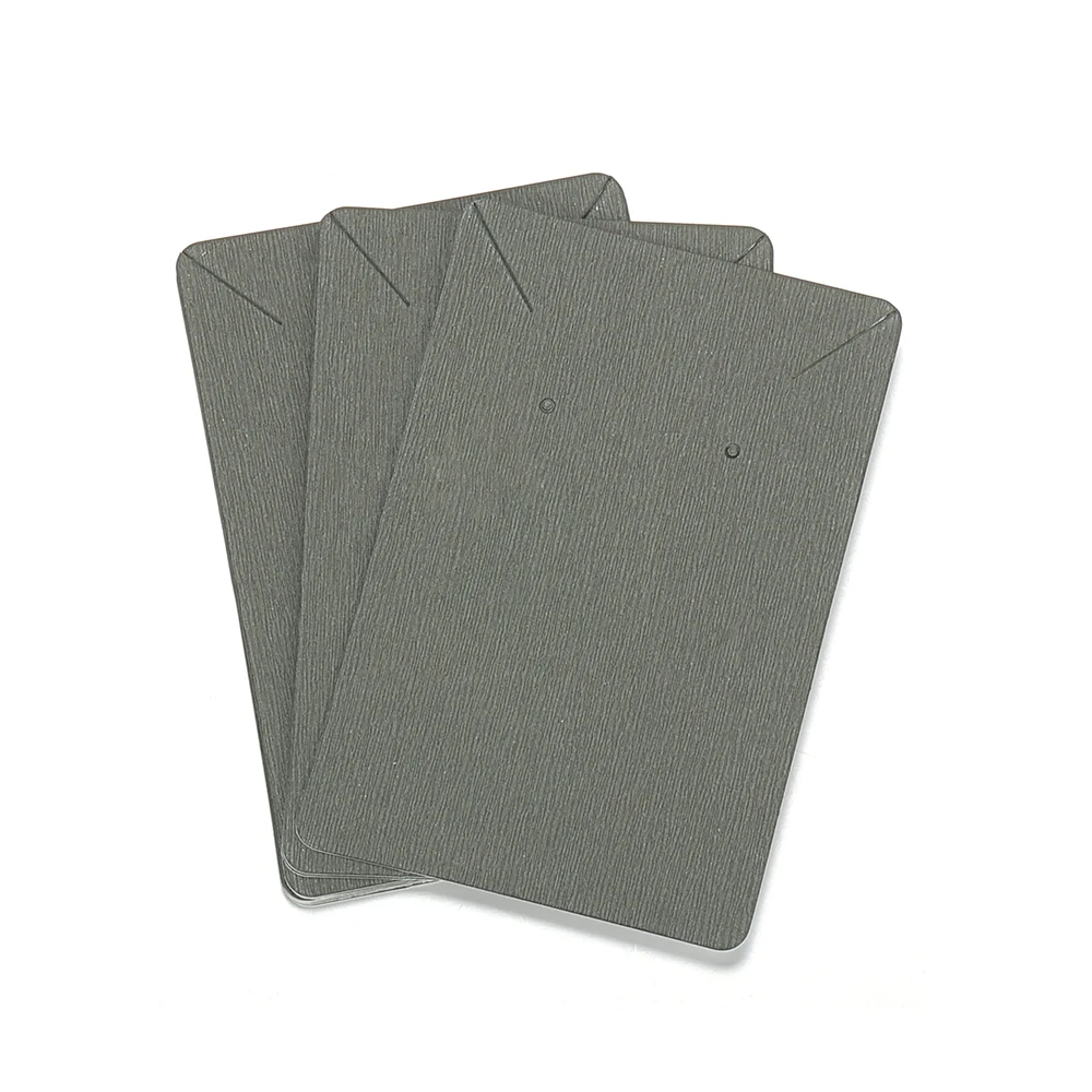 50pcs/lot 6x9cm Kraft Paper Card Earrings Necklaces Display Cards
