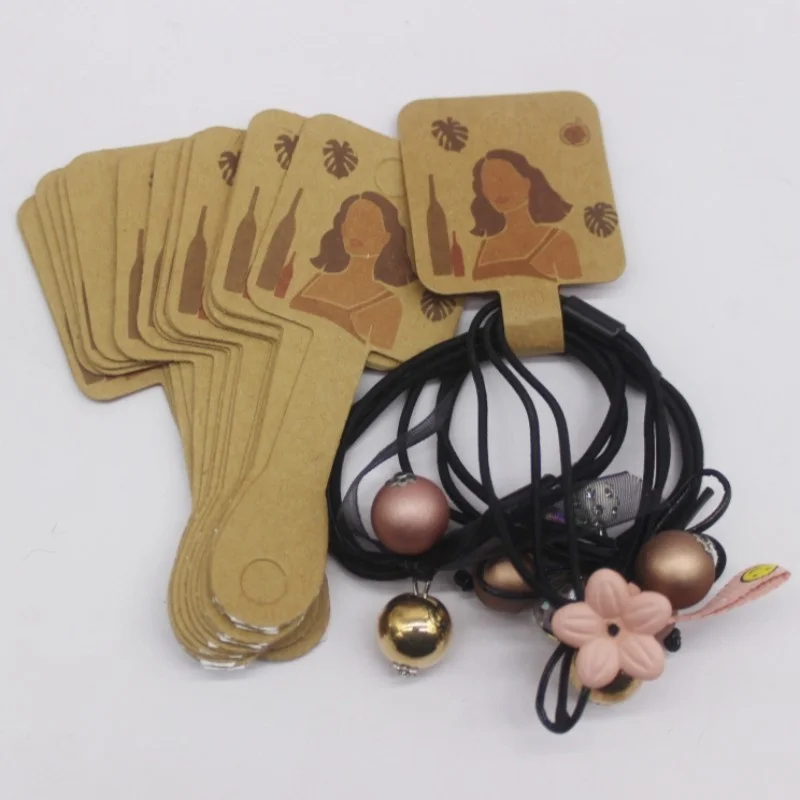 50pcs Jewelry Card Set, Paper Necklace/Hair Accessory Display Label Card, Jewelry Display Card