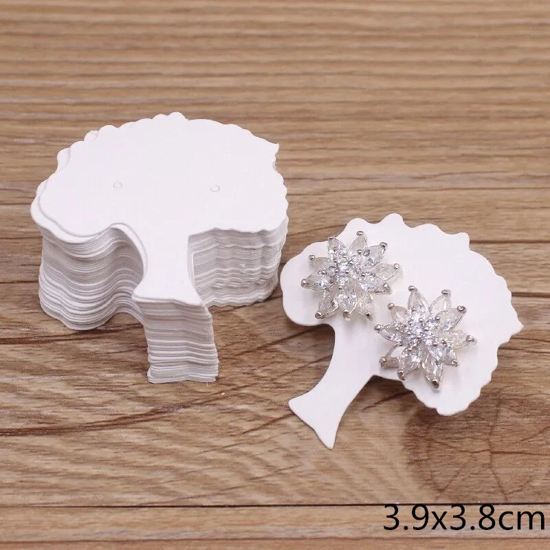 50pcs Jewelry Card Set, Paper Necklace/Hair Accessory Display Label Card, Jewelry Display Card