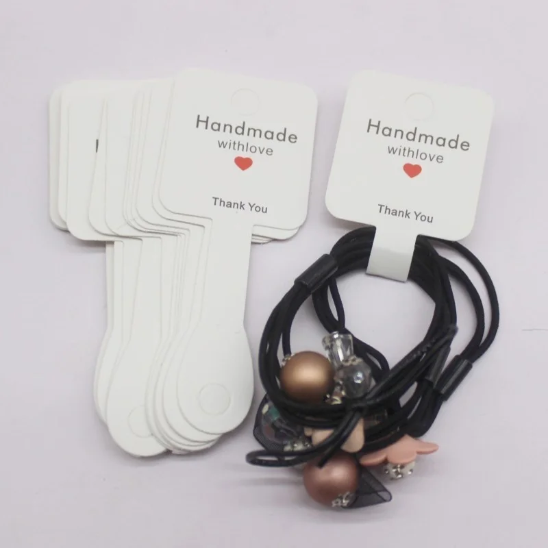 50pcs Jewelry Card Set, Paper Necklace/Hair Accessory Display Label Card, Jewelry Display Card