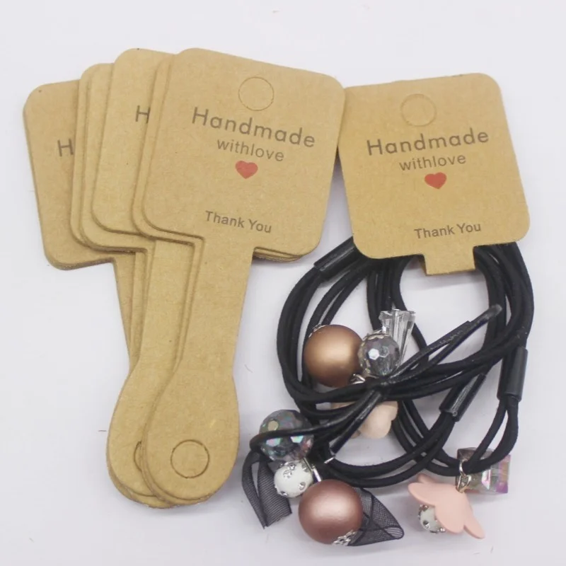 50pcs Jewelry Card Set, Paper Necklace/Hair Accessory Display Label Card, Jewelry Display Card