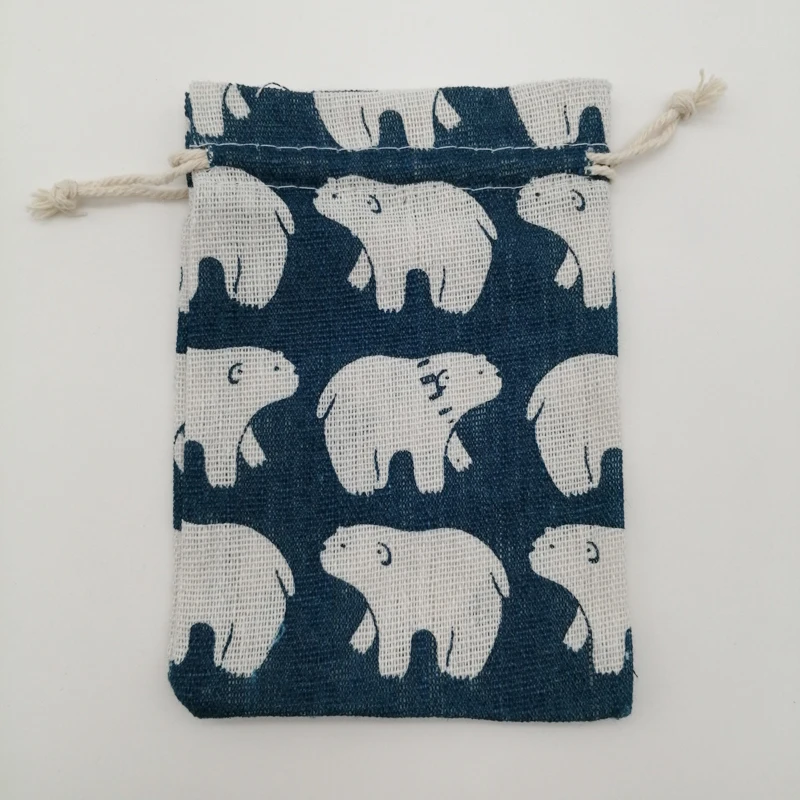 10pcs Cotton Cloth Bag Packaging Bags for Business Shipping Cloth Jute Bag Small Linen Pouch Hessian Burlap Drawstring Gift Bags