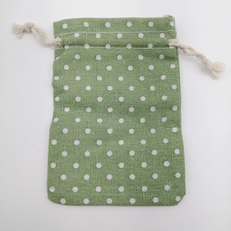 10pcs Cotton Cloth Bag Packaging Bags for Business Shipping Cloth Jute Bag Small Linen Pouch Hessian Burlap Drawstring Gift Bags