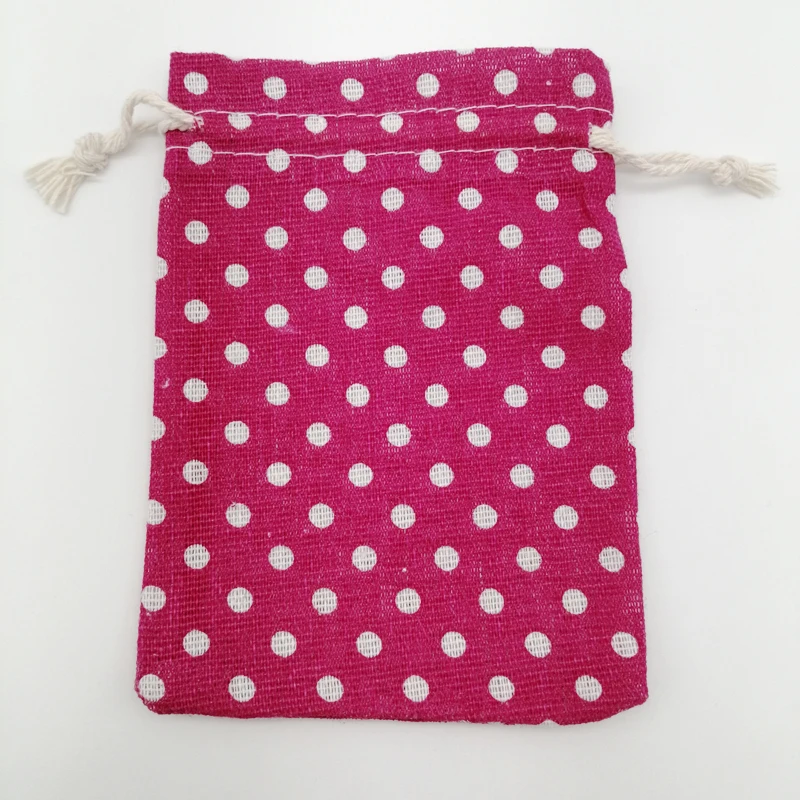 10pcs Cotton Cloth Bag Packaging Bags for Business Shipping Cloth Jute Bag Small Linen Pouch Hessian Burlap Drawstring Gift Bags