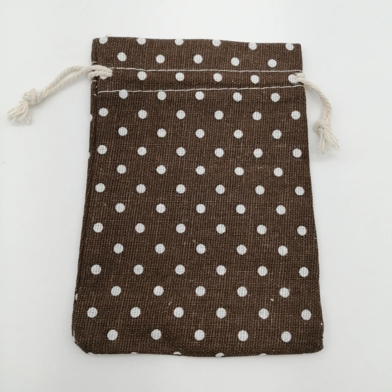 10pcs Cotton Cloth Bag Packaging Bags for Business Shipping Cloth Jute Bag Small Linen Pouch Hessian Burlap Drawstring Gift Bags