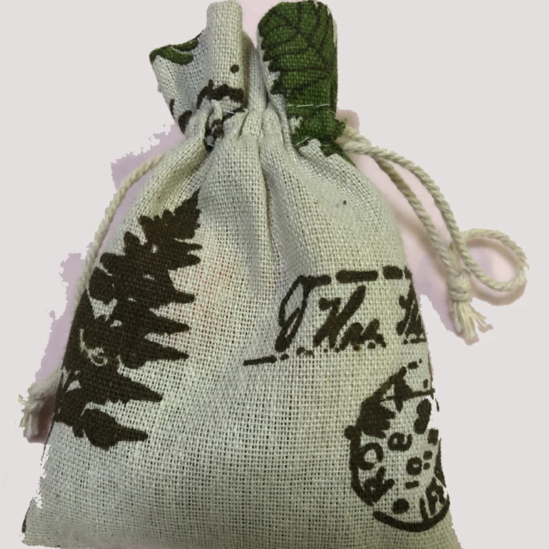 10pcs Cotton Cloth Bag Packaging Bags for Business Shipping Cloth Jute Bag Small Linen Pouch Hessian Burlap Drawstring Gift Bags