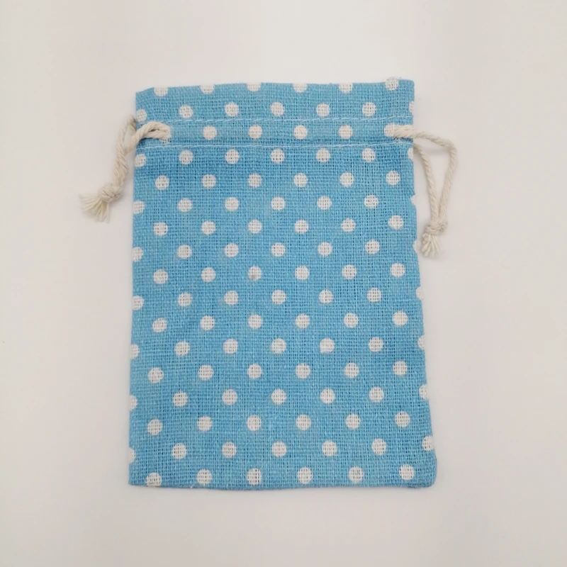 10pcs Cotton Cloth Bag Packaging Bags for Business Shipping Cloth Jute Bag Small Linen Pouch Hessian Burlap Drawstring Gift Bags