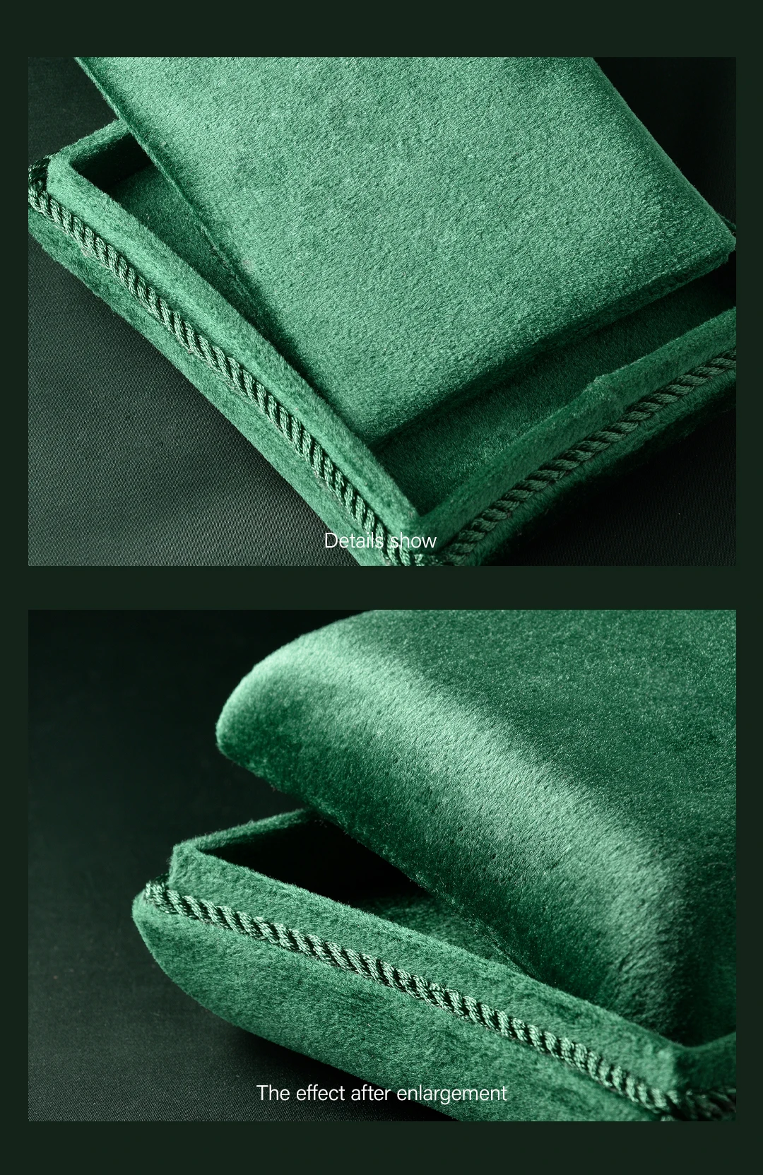 TAIMY Plush Velvet Necklace Jewelry Box Suede Tassel Jewelry Box Portable Travel Storage Jewelers Pendant Packaging Boxes