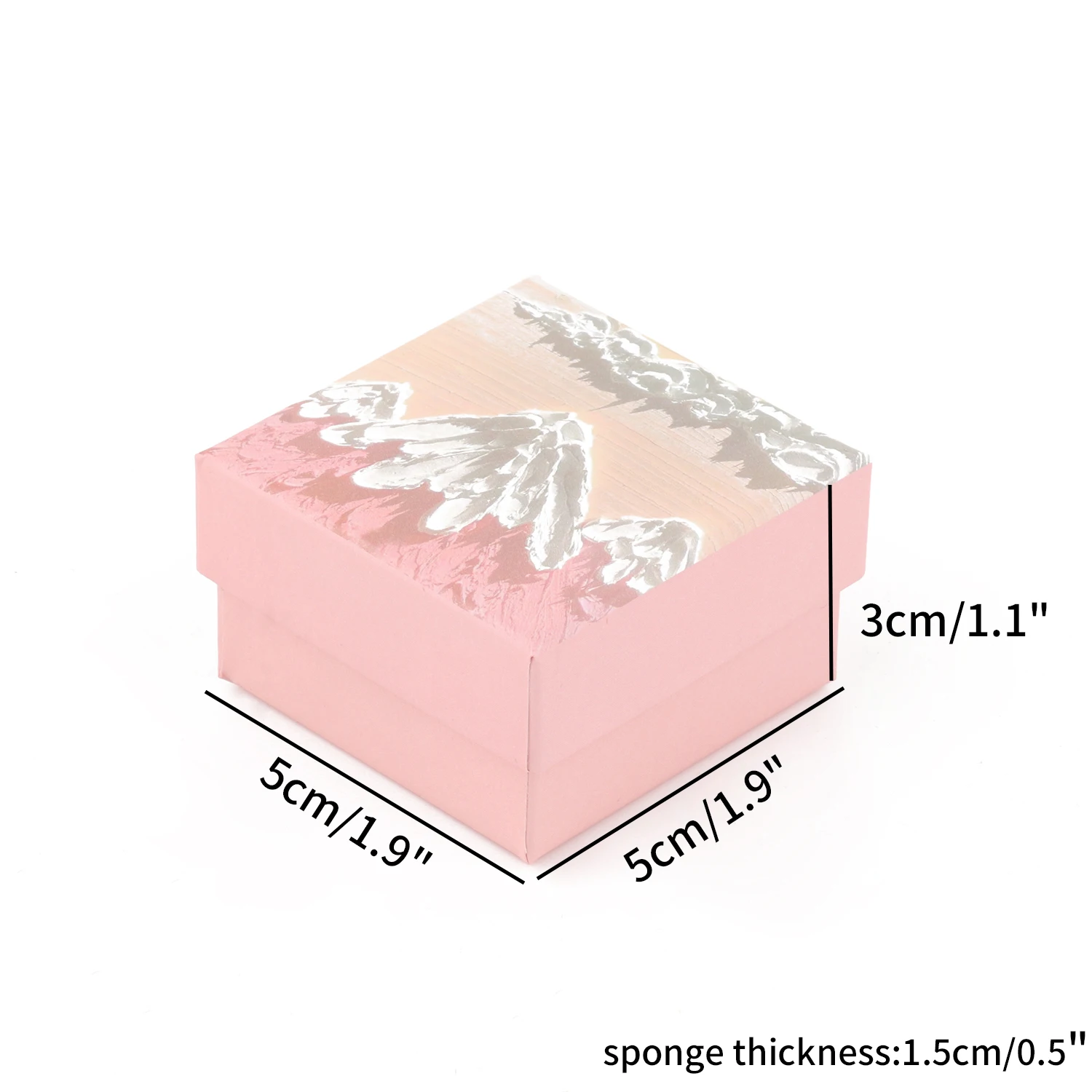 1PCS Pink Craft Paper Drawer DIY Jewelry Box Ring Earring Necklace Bracelet Gift Packaging Boxes for Wedding Birthday Party