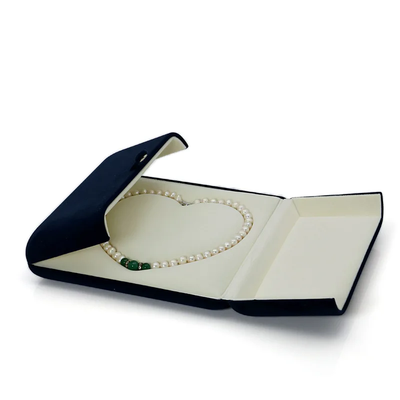 Luxury Velvet Jewellery Set Box with Buckle Earring Pendant Ring Pearl Necklace Jewelry Ornaments Storage Display Cases