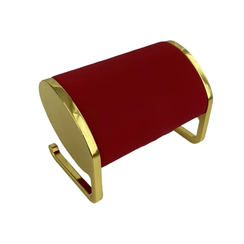Sophisticated Bracelet and Watch Stand Modern Jewelry Bracelet Display Stand Holder with Metal Accent for Exhibitions