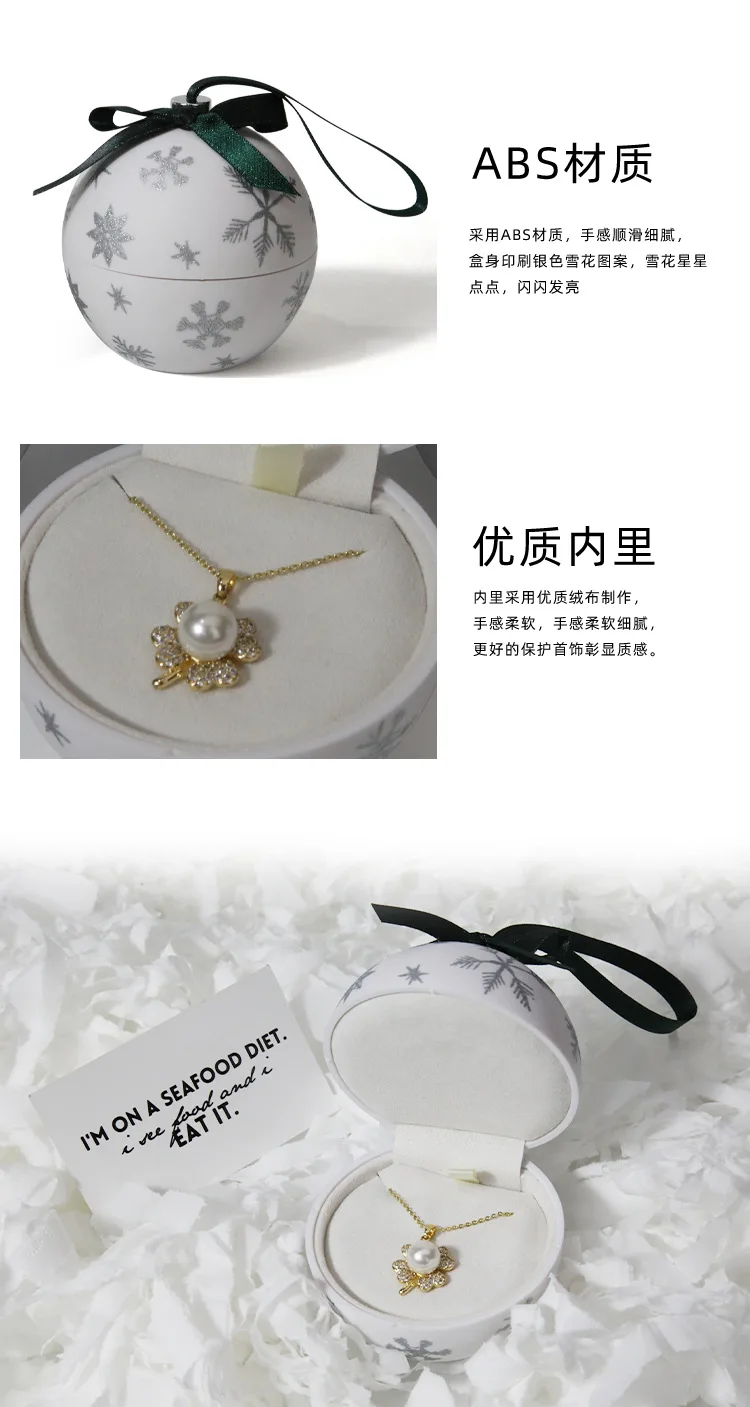 Latest Product Round Jewelry Box Creative Velvet Bow Ring Box Jewelry Boxes Jewelry Packaging for Ring Earring Pendant Organizer