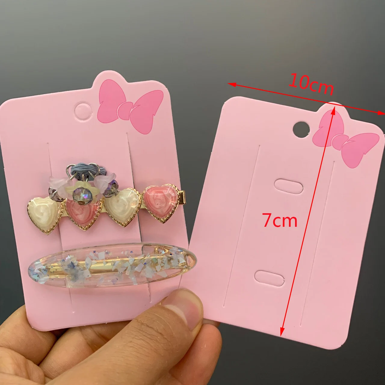 30-50pcs Multi-style Paper Card Hair Accessories Dispaly Card DIY Handmade Hair Clip Hairband Jewelry Packaging Price Tag Card